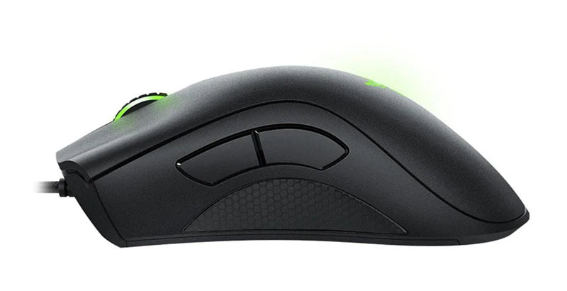 Razer DeathAdder Essencial com fio Gaming Mouse 6.400 DPI Sensor Óptico 5 Botões Independentes