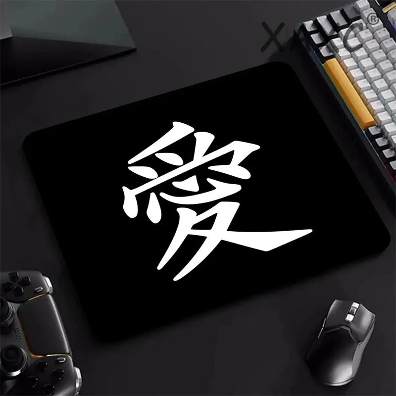 Mouse Pad Speed de tecido e emborrachado com símbolo chinês