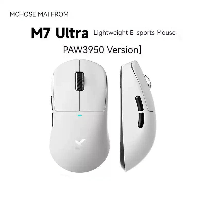 MCHOSE M7 Gaming Mouse Wireless com sensor PAW3950