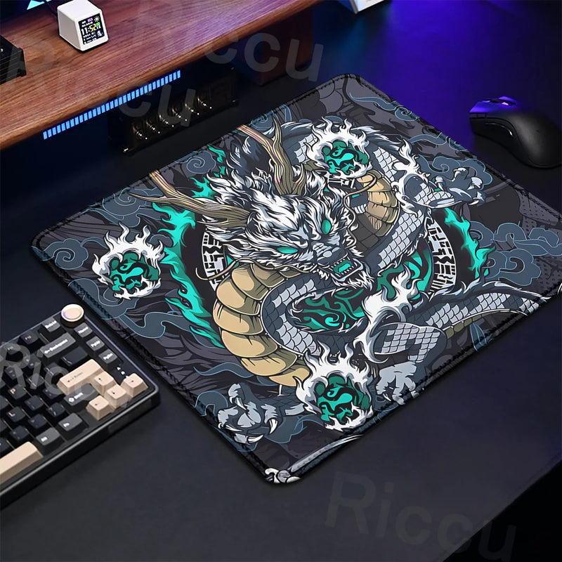 Mouse Pad Dragão de tecido e emborrachado