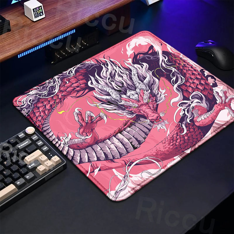 Mouse Pad Dragão de tecido e emborrachado