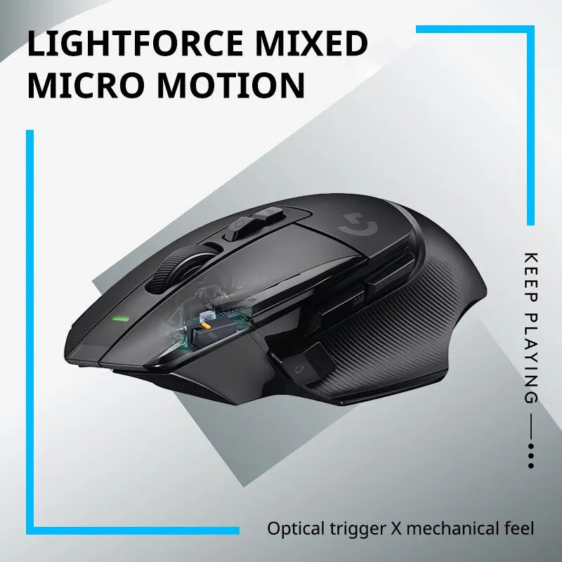 Logitech G502 X Advanced Edition novo mouse óptico-mecânico híbrido 26000 DPI