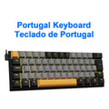 E-YOOO-Z11 Teclado mecânico com fio, switch red, 61 teclas