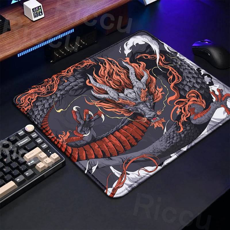 Mouse Pad Dragão de tecido e emborrachado