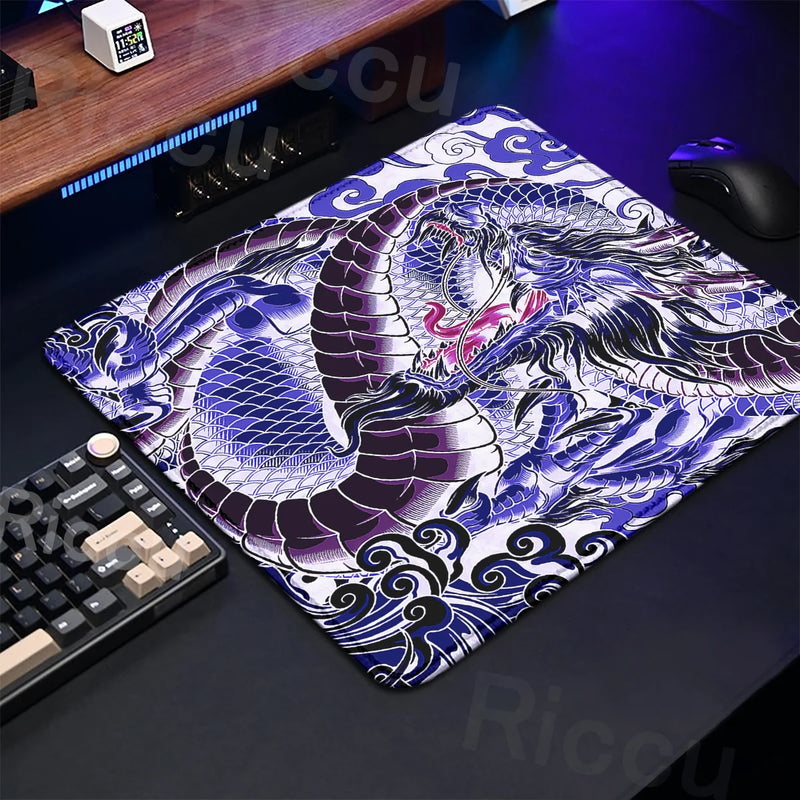 Mouse Pad Dragão de tecido e emborrachado