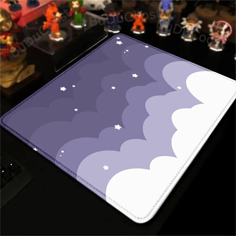 Mouse Pad Nuvem tecido e emborrachado