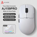 Ajazz AJ159Pro 8khz mouse leve 56g bluetooth/wireless doca de carregamento magnético PAW3395 26000 DPI