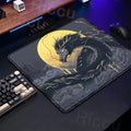 Mouse Pad Dragão de tecido e emborrachado