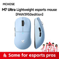 MCHOSE M7 Gaming Mouse Wireless com sensor PAW3950