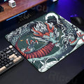 Mouse Pad Dragão de tecido e emborrachado