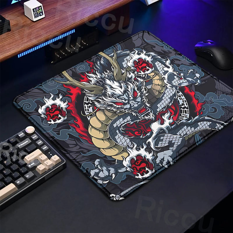 Mouse Pad Dragão de tecido e emborrachado