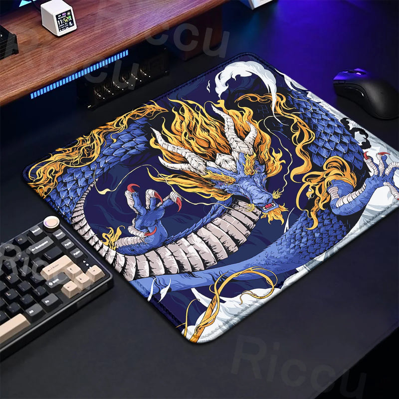 Mouse Pad Dragão de tecido e emborrachado