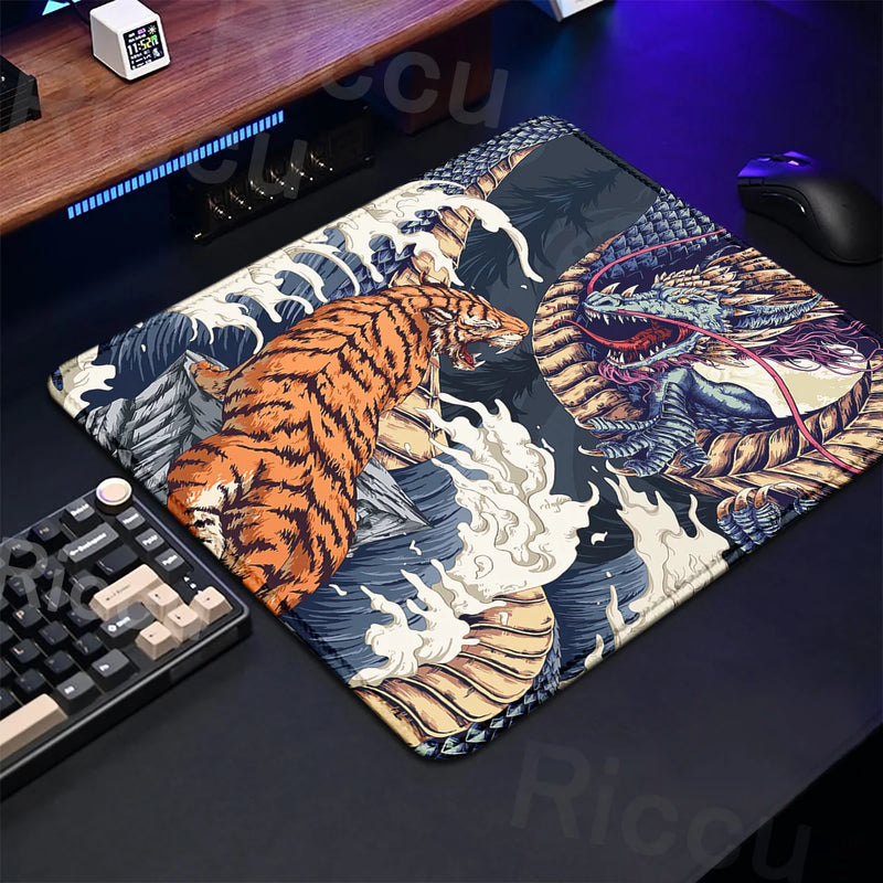 Mouse Pad Dragão de tecido e emborrachado