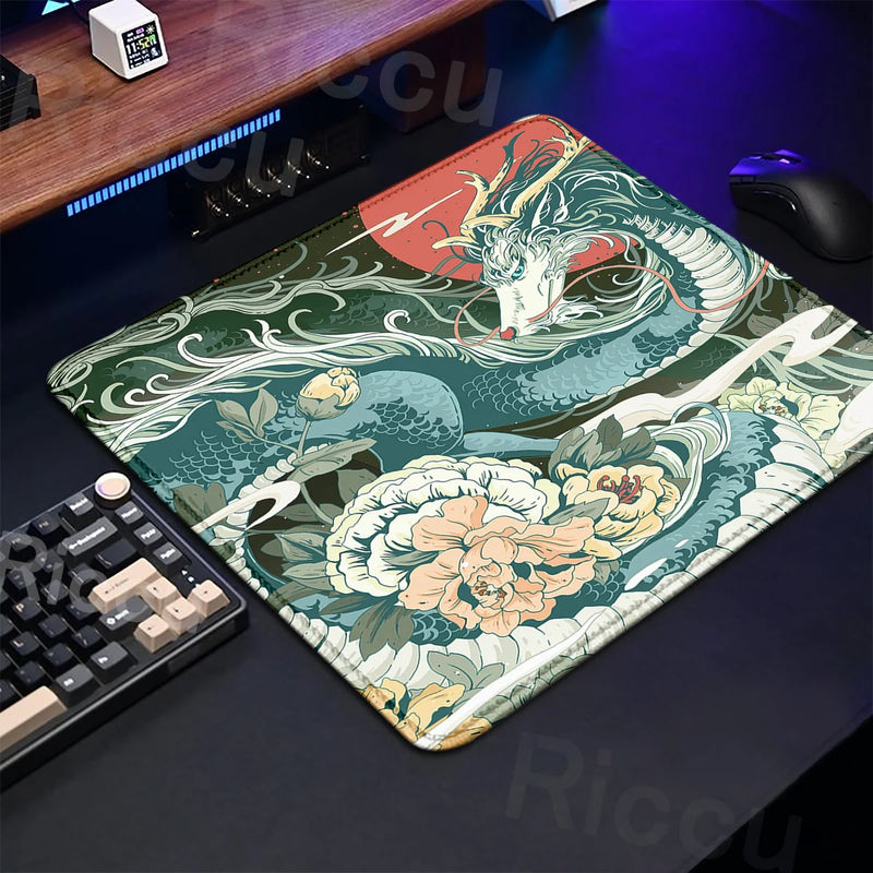 Mouse Pad Dragão de tecido e emborrachado